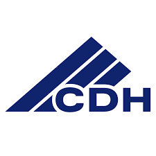 CDH Logo auf weißem Hintergrund