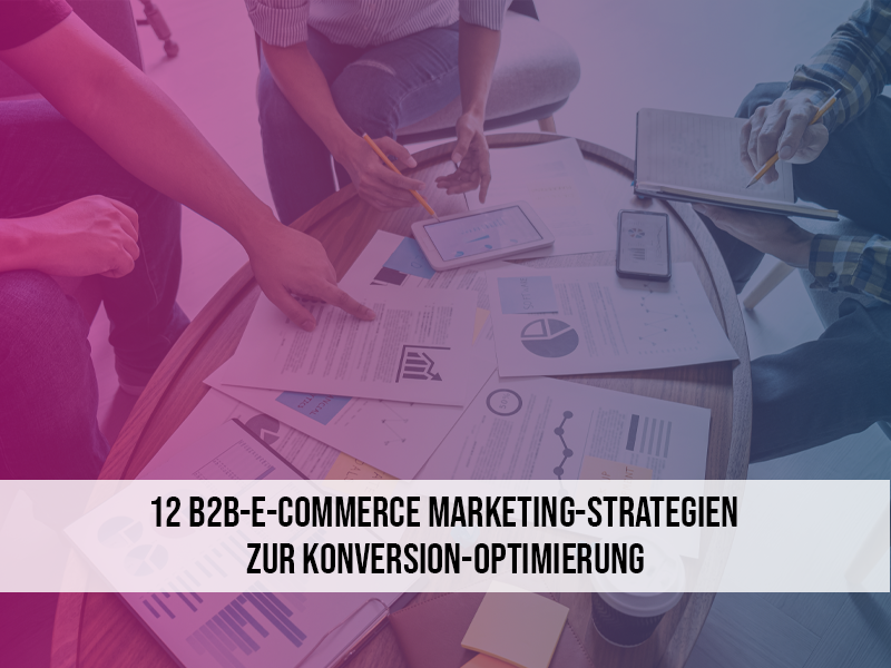 Beitragsbild zum Thema 12 B2B-E-Commerce Marketing-Strategien zur Konversion-Optimierung