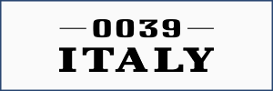 0039 Italy-Logo mit Rahmen