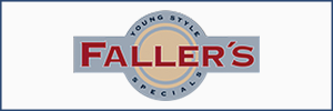 Faller's-Logo mit Rahmen